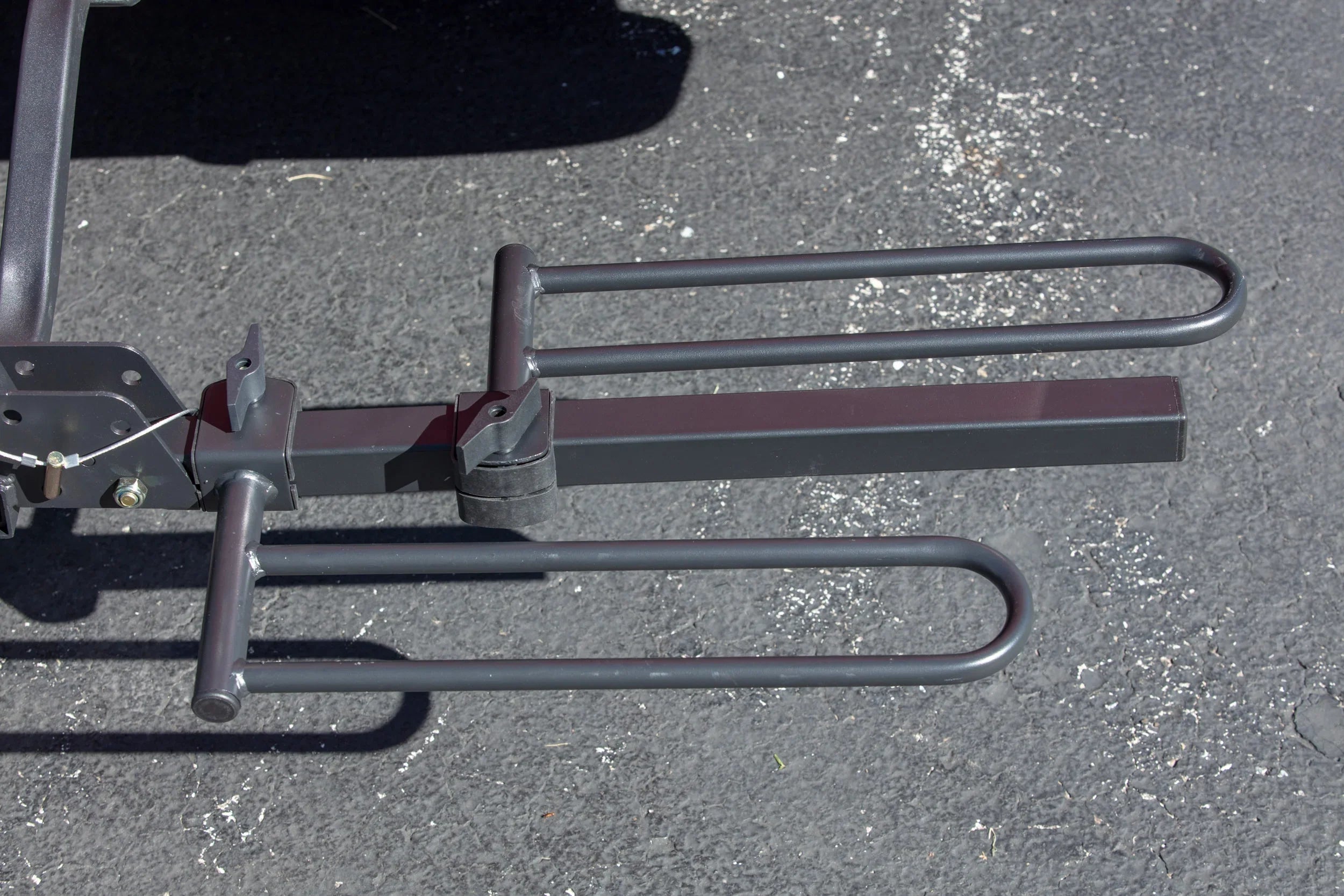 Hyper Tough 80 lbs. Capacity Foldable Hitch-Mount Platform 2-Bike Car Rack 10104071