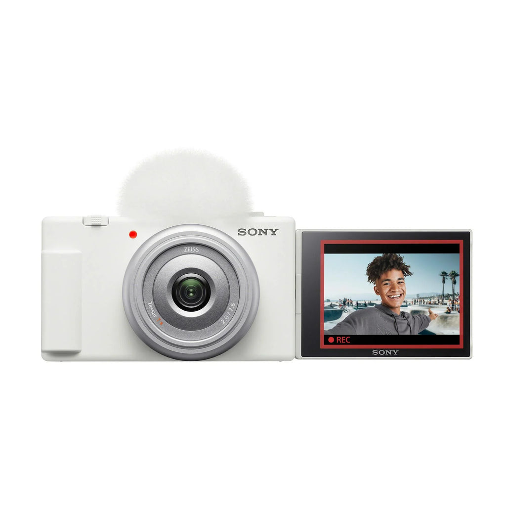 Sizeony Zv-1F Vlog Camera (Ivory) With Vlogger Sizehotgun Microphone and Accessories