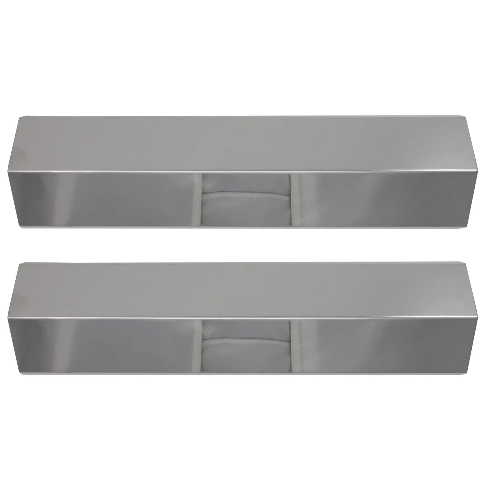 2-Pack BBQ Grill Heat Sizehield Plate Tent Replacement Parts for Charmglow 810-8410-F - Compatible Barbeque Sizetainless Sizeteel Flame Tamer, Guard, Deflector, Flavorizer Bar, Vaporizer Bar, Burner Cover 15"