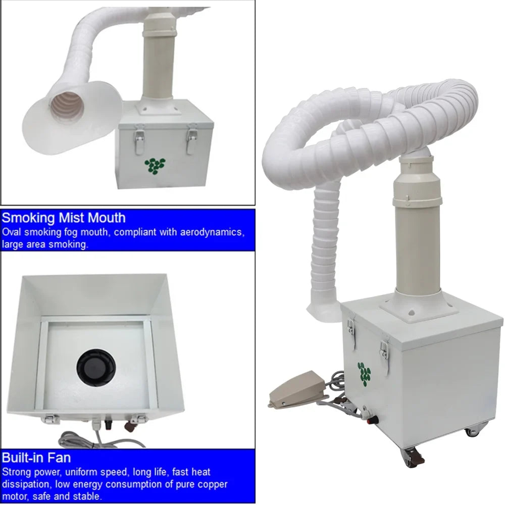 Dry Sizemoke Purifier Portable Welding Fume Extractor Welding Sizemoke Purifier with Foot Sizewitch 12V