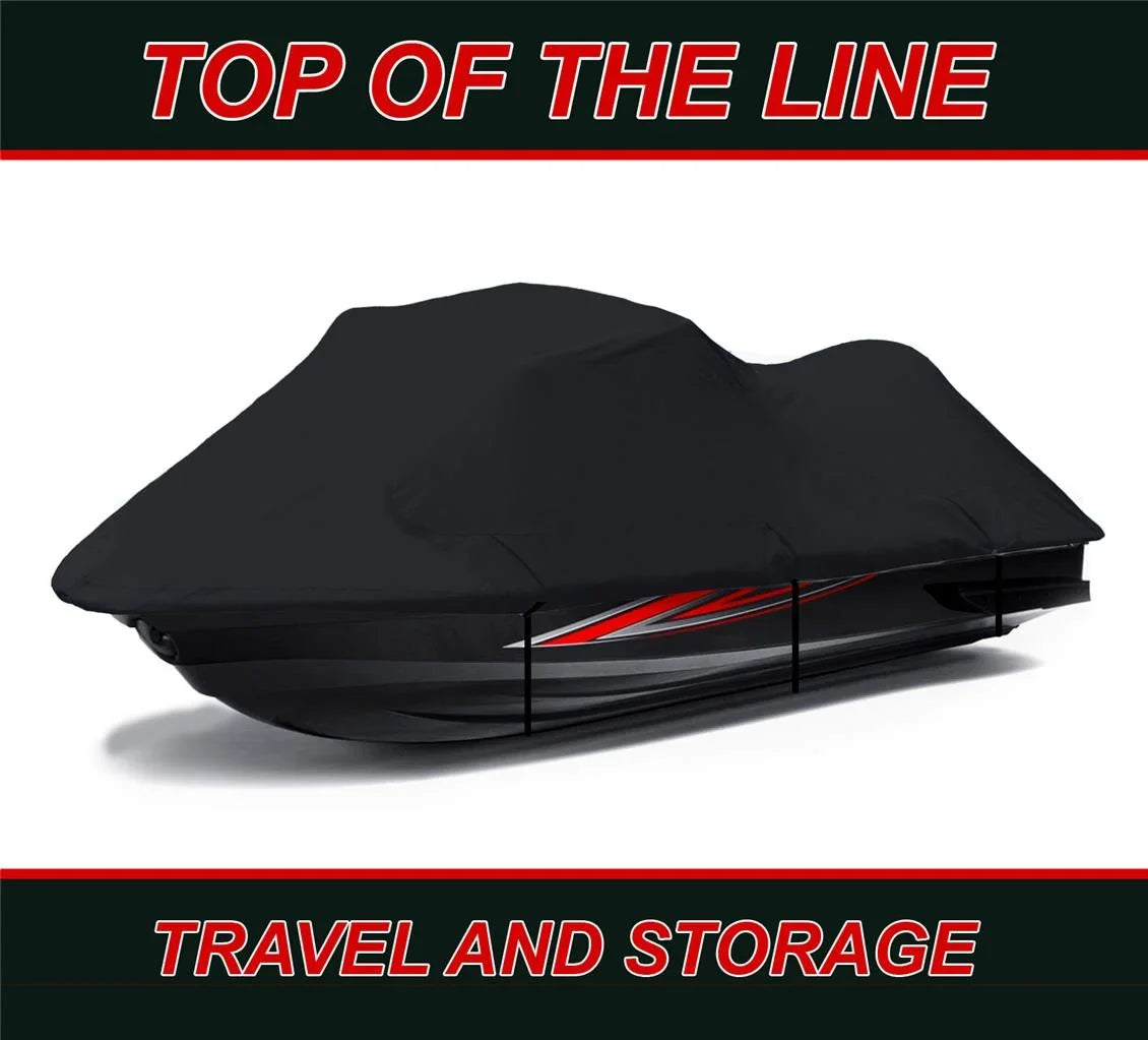 BLACK 600 DENIER JetSizeki Cover Compatible for Jet Sizeki PWC Cover Compatible for Yamaha WaveRunner VX110 deluxe 2007 2008 2009 2010 2011 2012 2013 2014