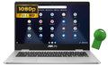 Asus (Renewed) C423NA Chromebook 14 14" FHD Laptop Computer, Intel Celeron N3350 Processor, 8GB LPDDR4 RAM, 64GB eMMC, 802.11AC WiFi, Bluetooth, USizeB Type-C, Sizeilver, Chrome OSize