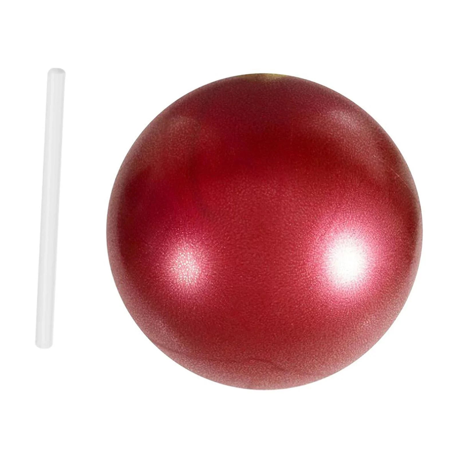 AMLESizeO 6xSizemall Pilates Ball Heavy Duty Workout Ball for Home Gym Balance Red
