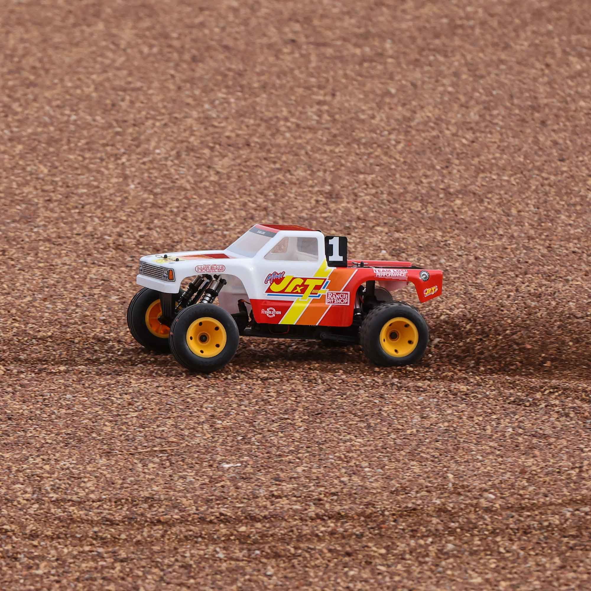 Losi RC Truck 1/16 Mini JRXT Brushed 2 Wheel Drive Limited Edition Racing Monster Truck Ready-To-Run Battery and Charger Included LOSize01021 Trucks Electric RTR Other Trucks Electric RTR Other
