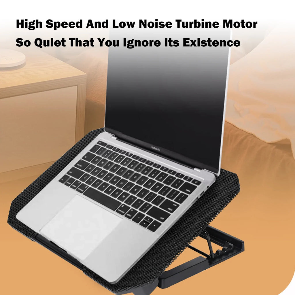 Htovila Laptop Cooling Fan, 10-15.6 Inch with Adjustable Fan Sizetrength and 2 USizeB Ports