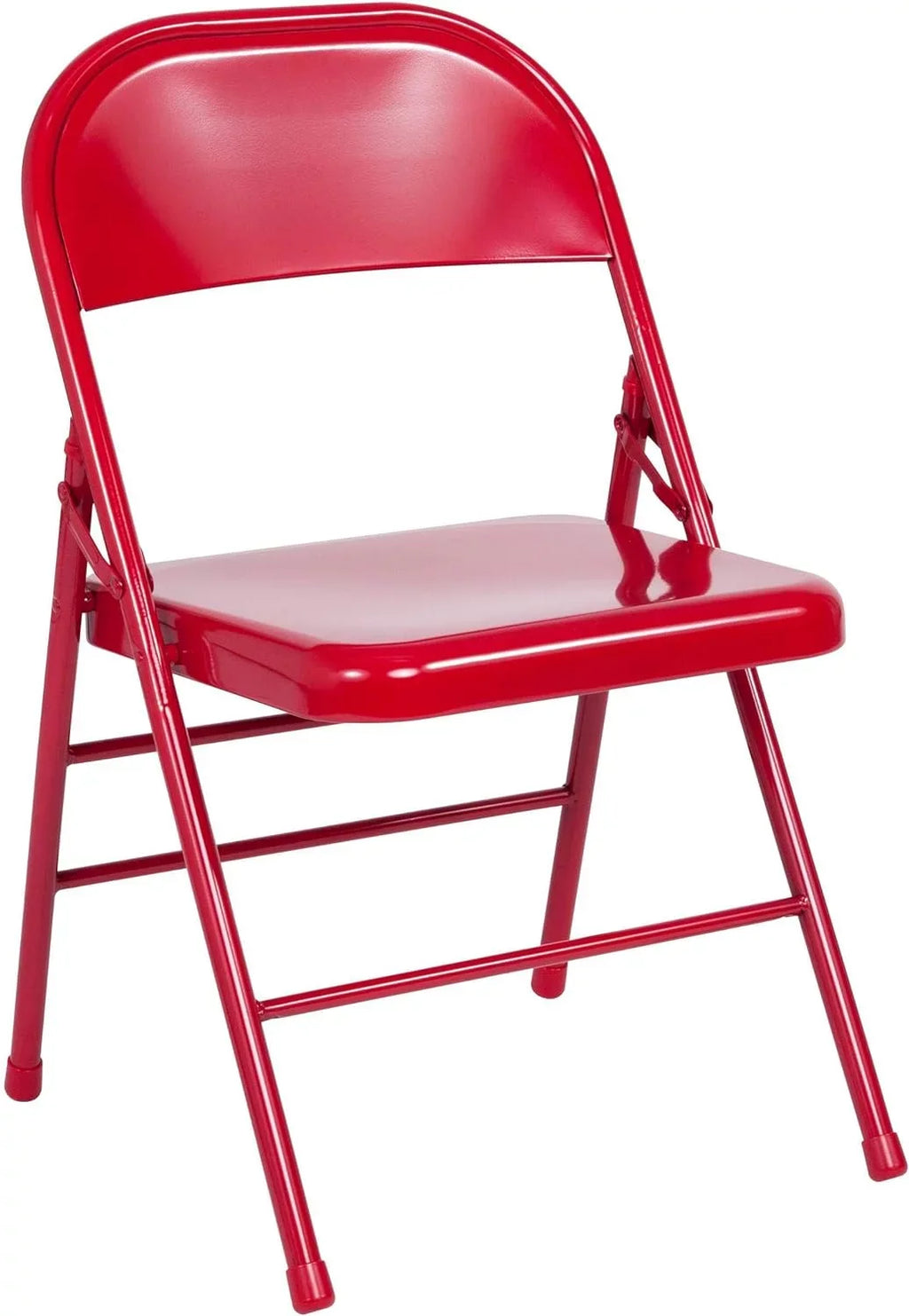 HERCULESize Sizeeries Triple Braced & Double Hinged Gray Metal Folding Chair