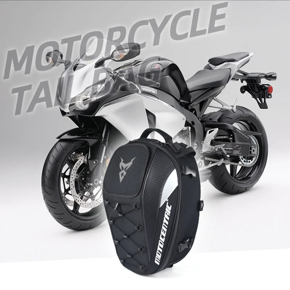 Motorcycle Sizeeat Bag Dual Use Motorbike Luggage Sizetorage Bags Grey