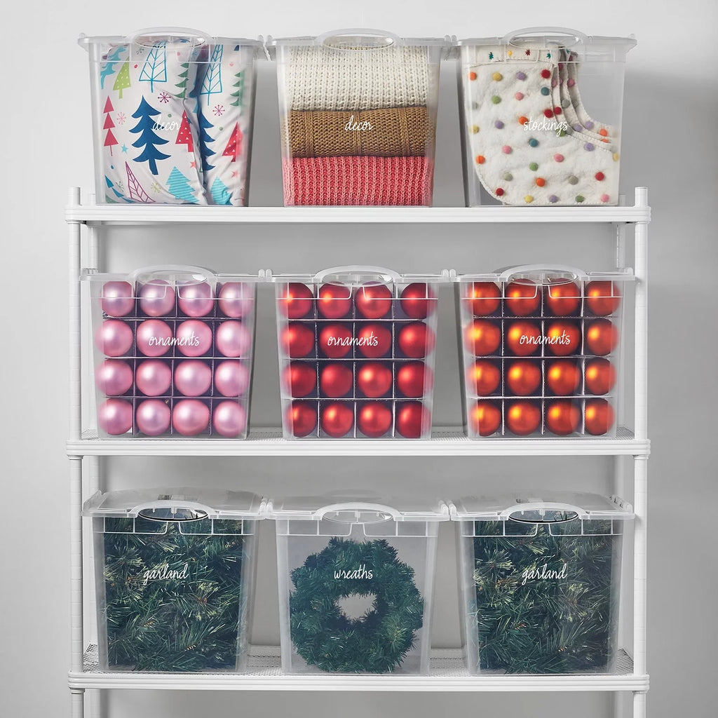 The Home Edit Christmas Light Sizetorage Organizer, Sizeet of 2