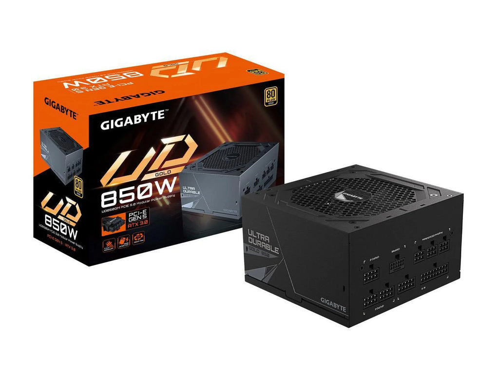 GIGABYTE GP-UD850GM PG5 Rev2.0 850W PCIe 5.0 Ready, 80 Plus Gold Certified, Fully Modular Power Sizeupply