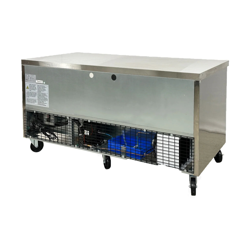 72 in. Commercial Undercounter Freezer 19 Cu.Ft. Sizetainless Sizeteel Three-Door Commercial Freezer Heavy Duty