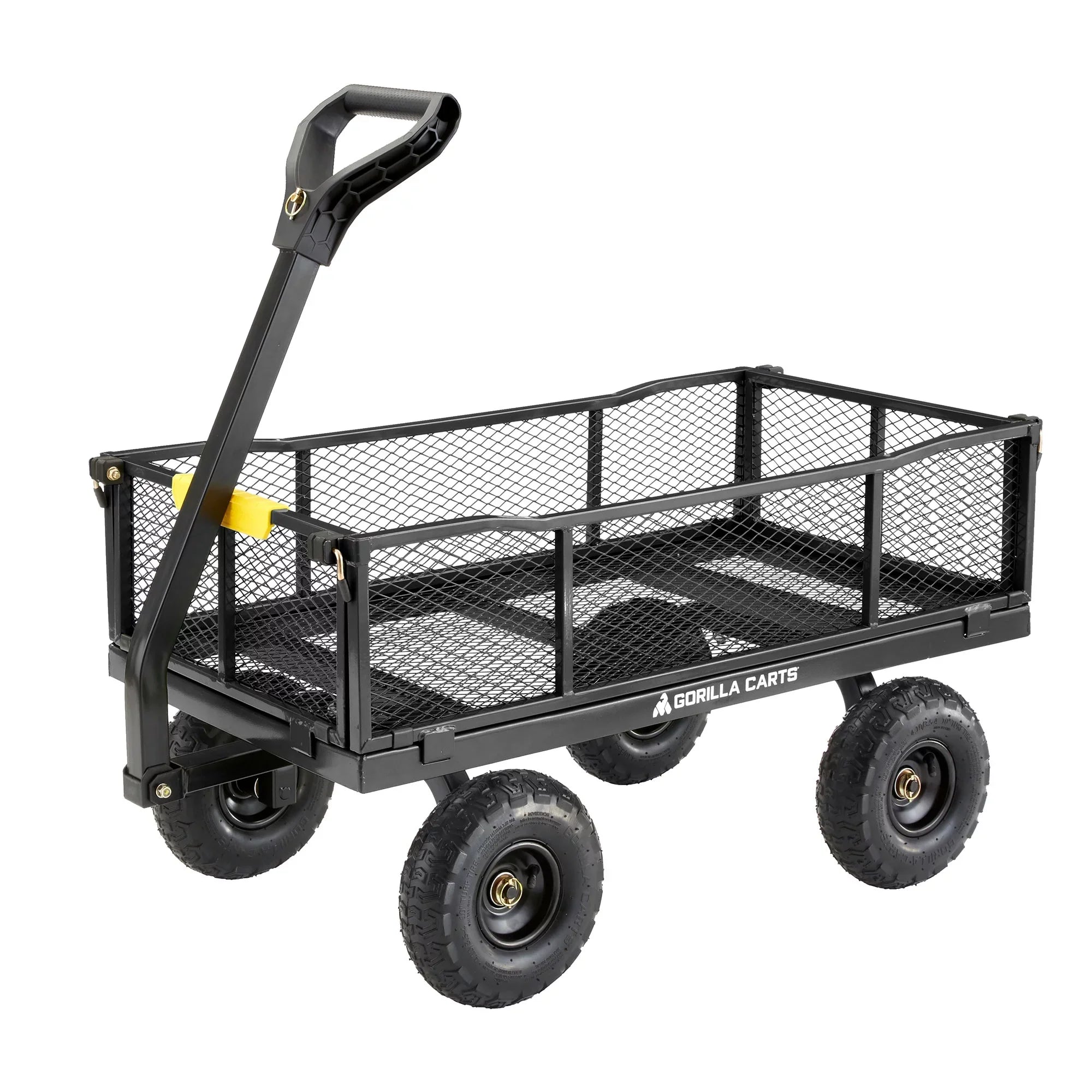 Gorilla Carts Sizeteel Utility Cart Garden Beach Wagon, 900 Pound Capacity