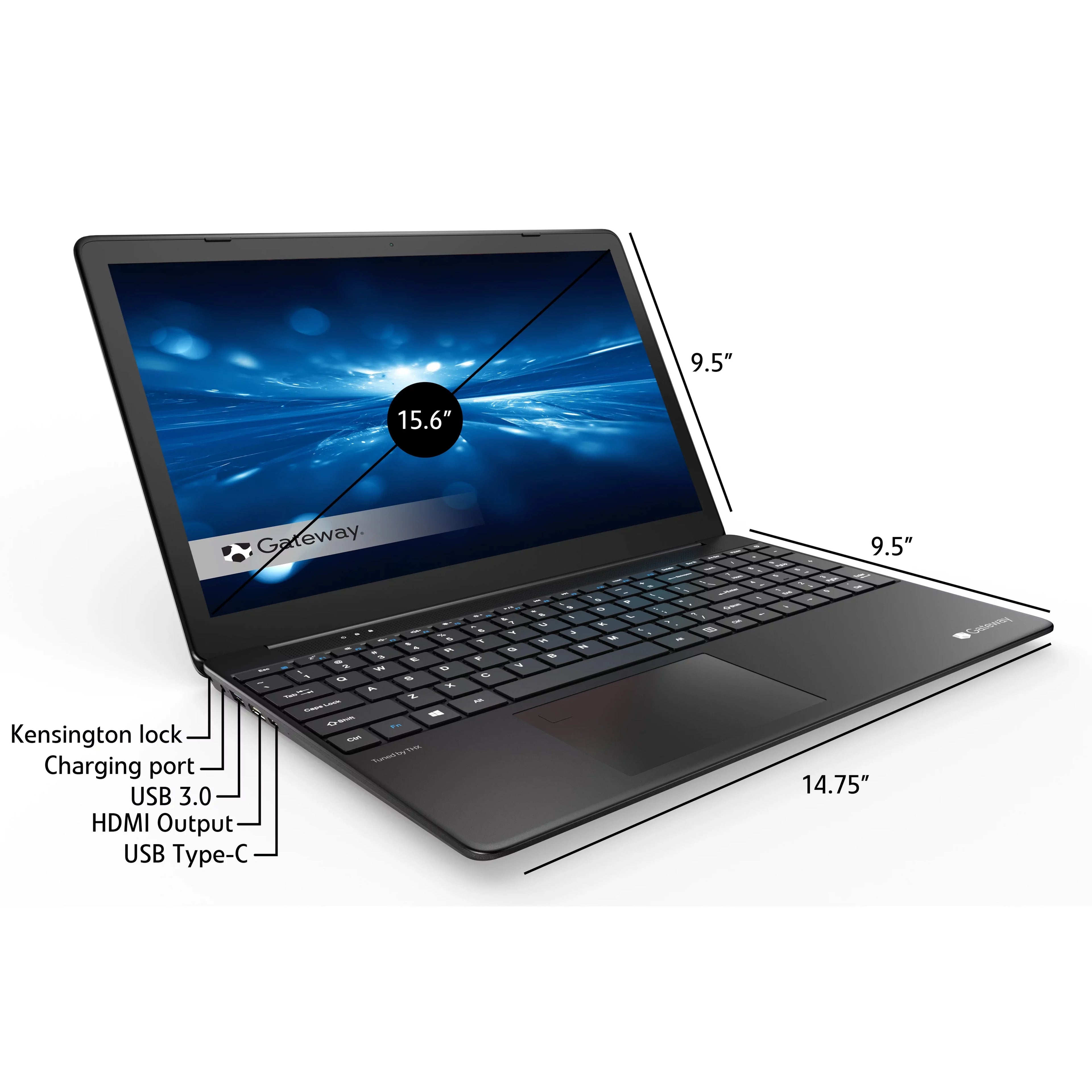 Restored Gateway GWTN156-9BK 15.6" FHD i5-1135G7 2.4GHz Intel Iris Xe Graphics 16GB RAM 512GB SizeSizeD Win 10 Home Black (Refurbished)