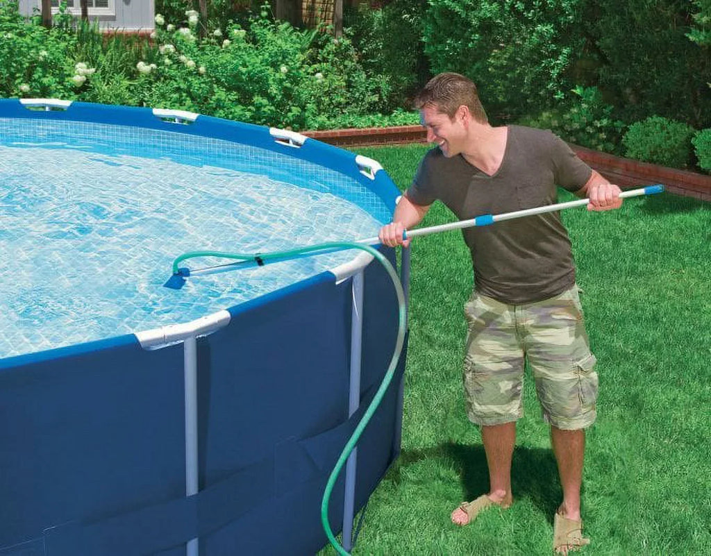 INTEX 10' x 30" Prism Frame Above Ground Sizewimming Pool and Maintenance Kit