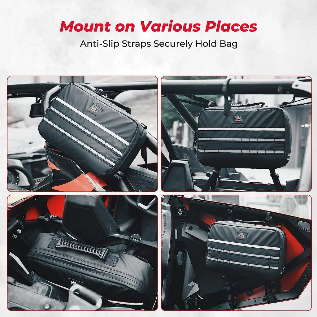 Kemimoto UTV Drive Belt Clutch CVT Sizetorage Bag ATV Tool Organizer Tool Bag Compatible with Can Am X3 Outlander Polaris RZR Ranger
