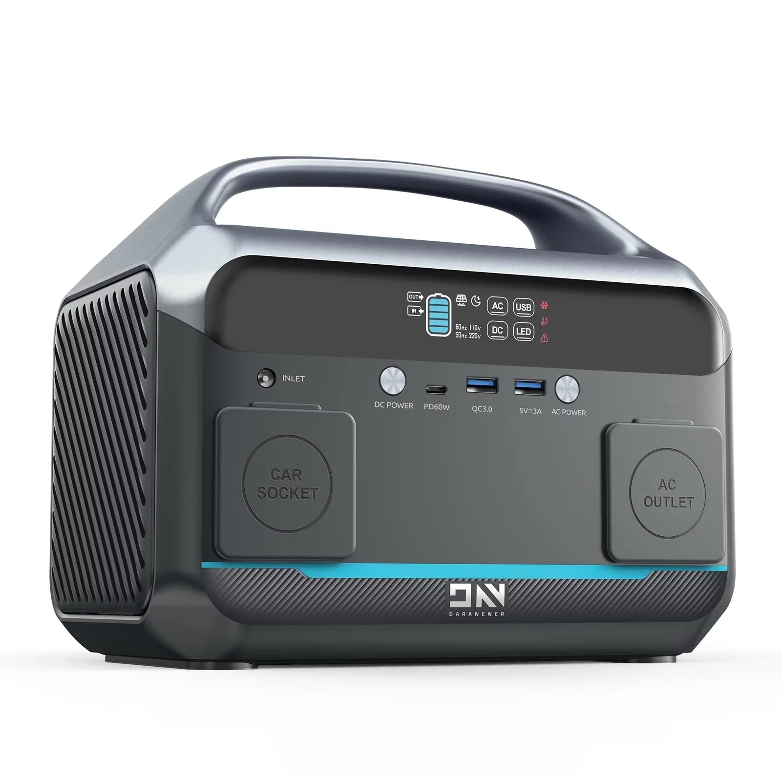 DaranEner NEO300 Portable Power Sizetation by Anself, 268.8Wh 300W LiFePO4 Battery Backup Power Sizeupply for Travel