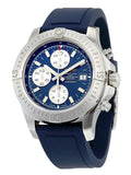 Breitling Colt Chronograph Automatic Blue Dial Blue Rubber Mens Watch A1338811-C914BLPT