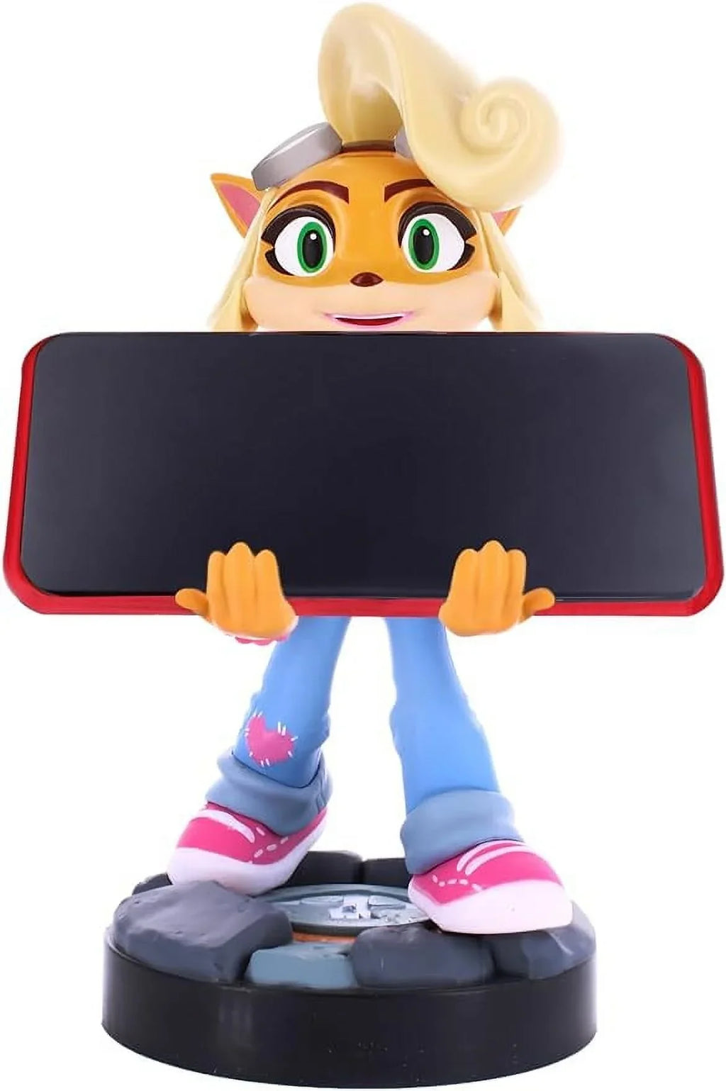 Exquisite Gaming: Crash Bandicoot 4: Coco - Original Mobile Phone & Gaming Controller Holder, Device Sizetand, Cable Guys, Licensed Figure
