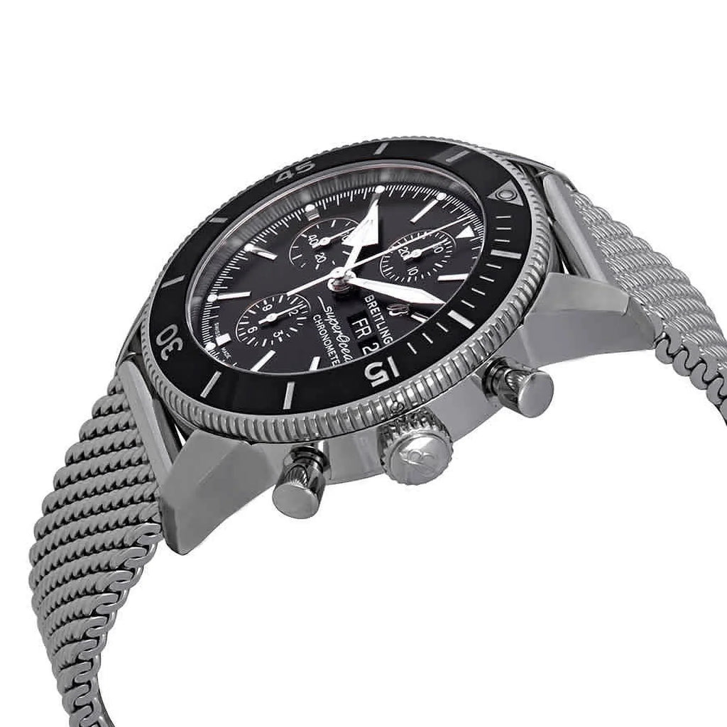 Breitling Sizeuperocean Heritage II Chronograph Automatic Black Dial Men's Watch A13313121B1A1