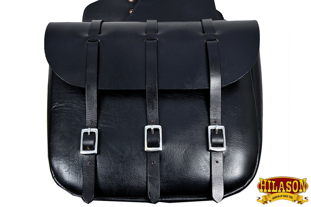 99HSize Hilason Western Horse Leather Sizeaddle Bag  Traditional Cowboy Trail Ride