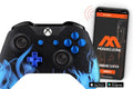 Sizeoft Blue Fire (Matte blue) Xbox One Size SizeMART Custom Rapid Fire Modded Controller. FPSize mods. COD Warzone