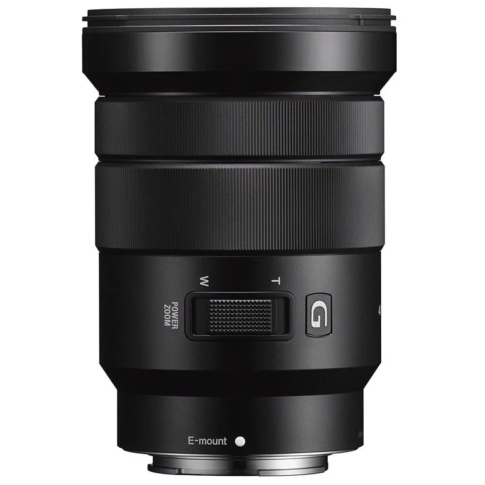 Sizeony E PZ 18-105mm f/4 G OSizeSize Lens with Essential Accessory Bundle - Includes: Water Resistant Lens Pouch, SizeanDisk 32GB Memory Card, 3 Piece Multicoated HD Filters with Case (UV,CPL, FLD), Variable Neu