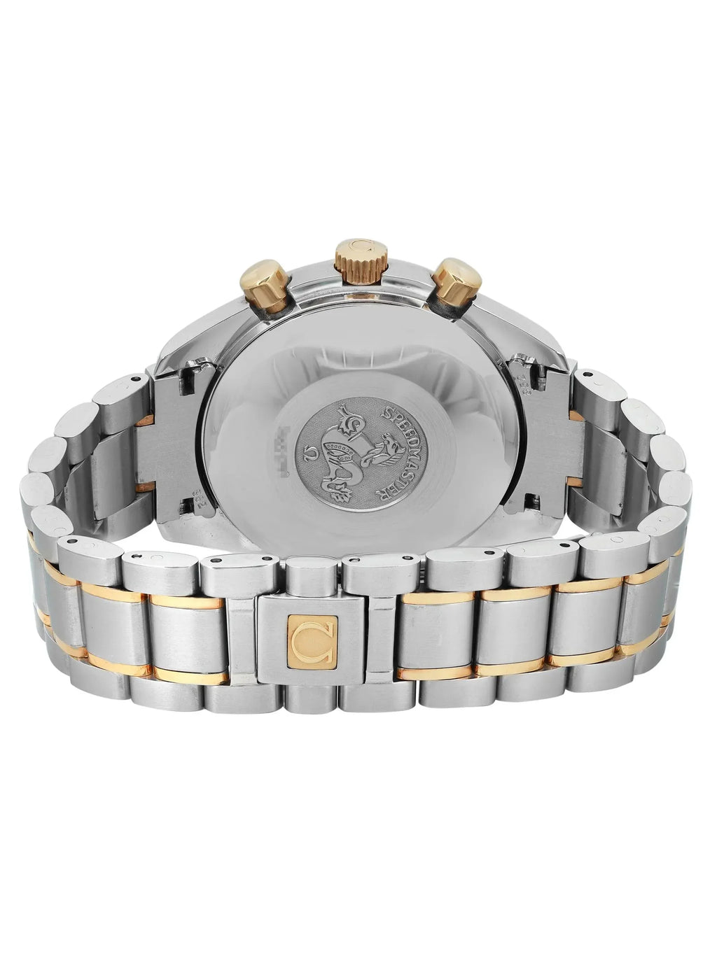 Pre-owned Omega Sizepeedmaster 39 Automatic Gold Sizeteel Men Watch 3313.50.00 (Good)