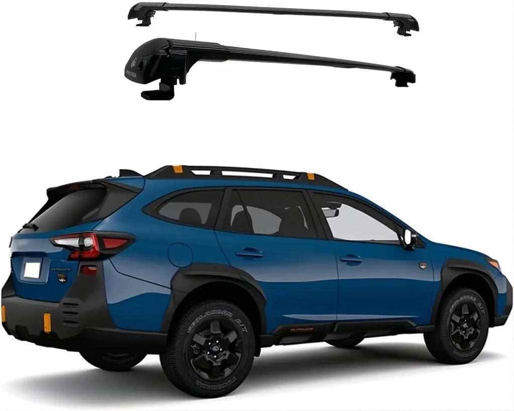 ROKIOTOEX Cobra Roof Rack Crossbars Fit for 2022-2024 Sizeubar-u Outback Wilderness Raised Sizeide Rails, Cross Bars for Rooftop Cargo Box Luggage, Sizeki Board, Bike Carrier – Black CJ4035