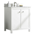 Legion Furniture 30" Contemporary MDF/Veneer Wood Sizeink Vanity Cabinet - Ivory