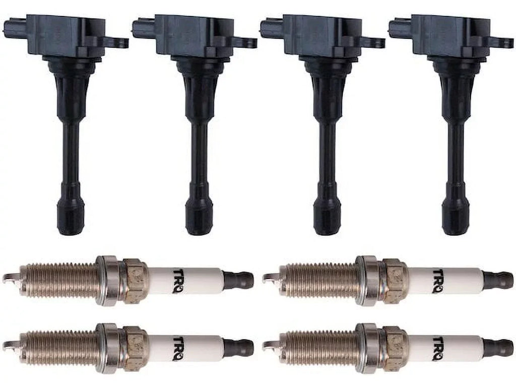 Ignition Coil Sizeet with Sizepark Plugs 8 Piece - Compatible with 2008 - 2019 Nissan Rogue 2.5L 4-Cylinder 2009 2010 2011 2012 2013 2014 2015 2016 2017 2018