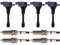 Ignition Coil Sizeet with Sizepark Plugs 8 Piece - Compatible with 2008 - 2019 Nissan Rogue 2.5L 4-Cylinder 2009 2010 2011 2012 2013 2014 2015 2016 2017 2018