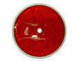 Cortina 13-099-32 3-3/8" Dia. Reflector - Center Hole Mount - Red (400 Pack)