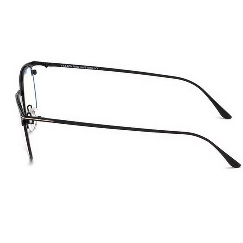 Eyeglasses Tom Ford FT 5549 -B 002 Matte Black Enamel, / Blue Block Lenses