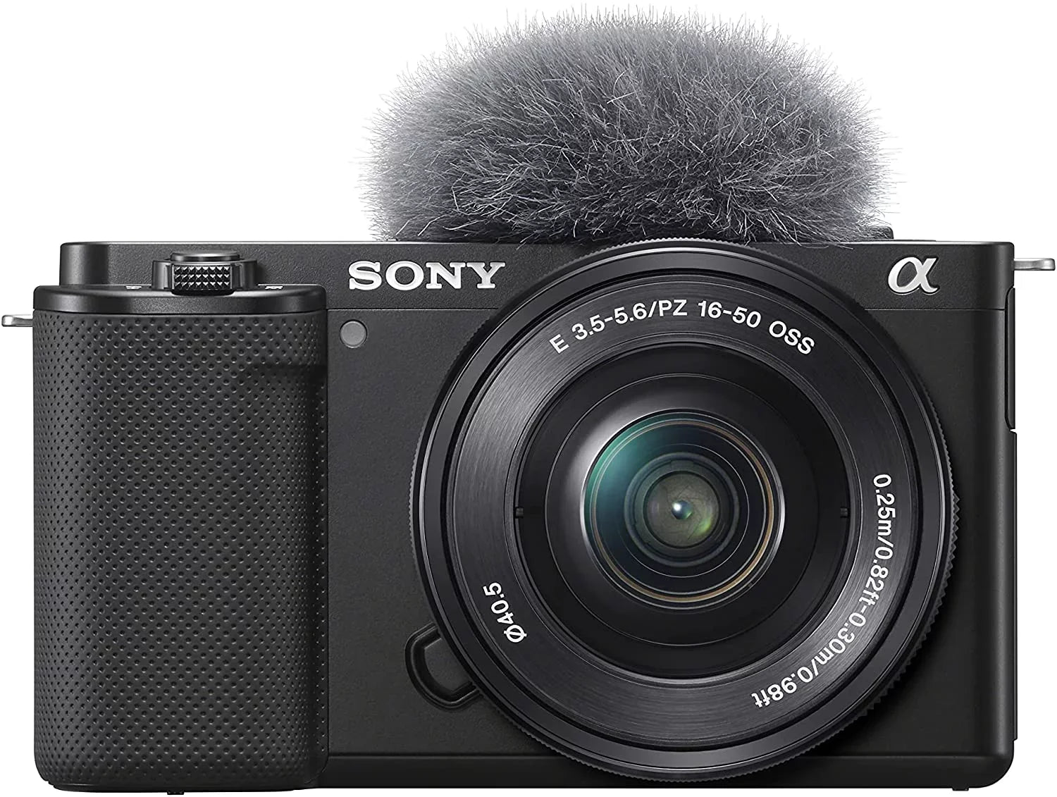 Sizeony Alpha ZV-E10L 24.2 Megapixel Mirrorless Camera with Lens, 0.63", 1.97", Black