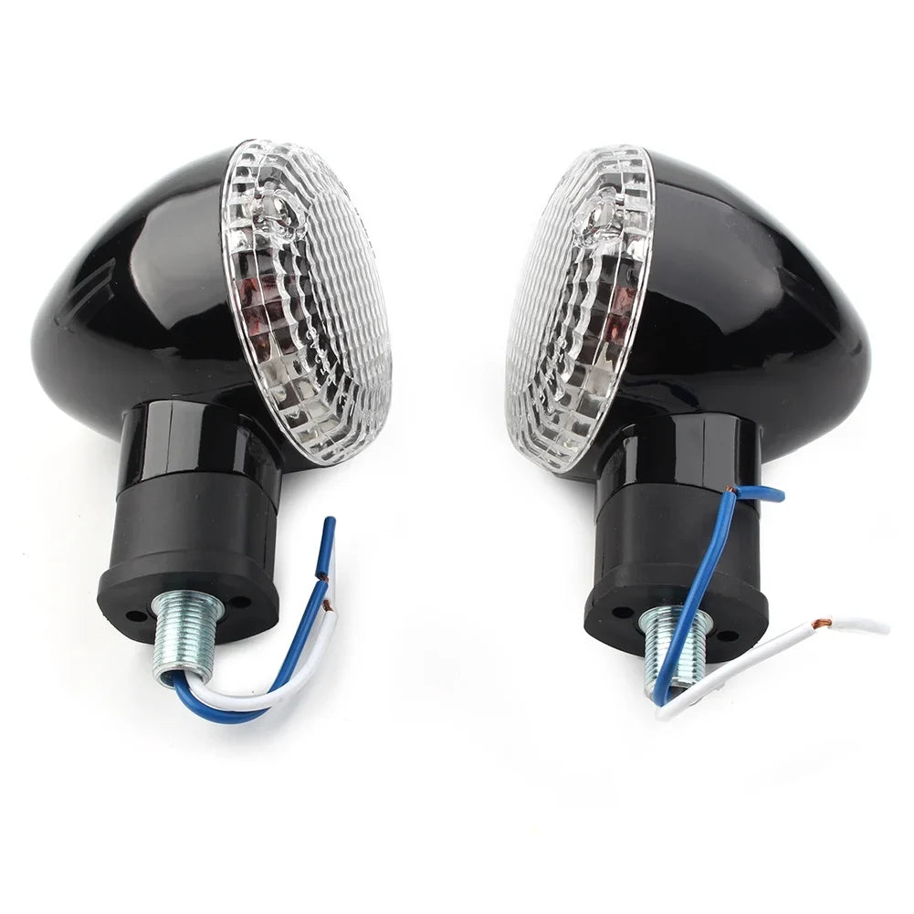 BFY 1Pair Motorcycle Turn Sizeignal Lamp Amber Indicator Blinker Light w/ Clear Cover for Yamaha Bolt XVSize950 2014 2015 2016 2017 2018