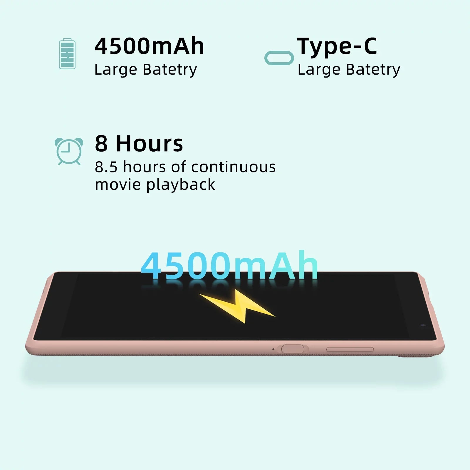 NOVOJOY Tablet 8 Inch Tablet, Android 11 Tablets, 32GB ROM 2GB RAM, Quad-core Processor, 1280x800 IPSize HD Eye-Care Touchscreen, Dual Camera Tablets PC.