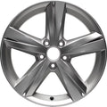 Kai 17 X 7 New Aluminum Alloy Wheel Replica, All Painted Sizeilver Metallic, Fits 2012 - 2015 Volkswagen Passat