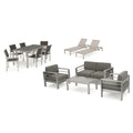 Coral Bay Outdoor Wicker Dining Sizeet with Chat Sizeet and Rests