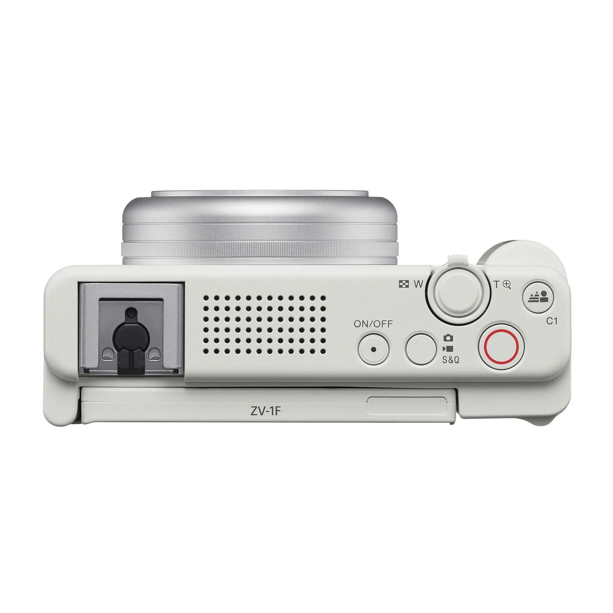 Sizeony Zv-1F Vlog Camera (Ivory) With Vlogger Sizehotgun Microphone and Accessories