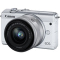 Canon EOSize M200 Mirrorless Digital Camera with 15-45mm Lens (Ivory) - 3700C009