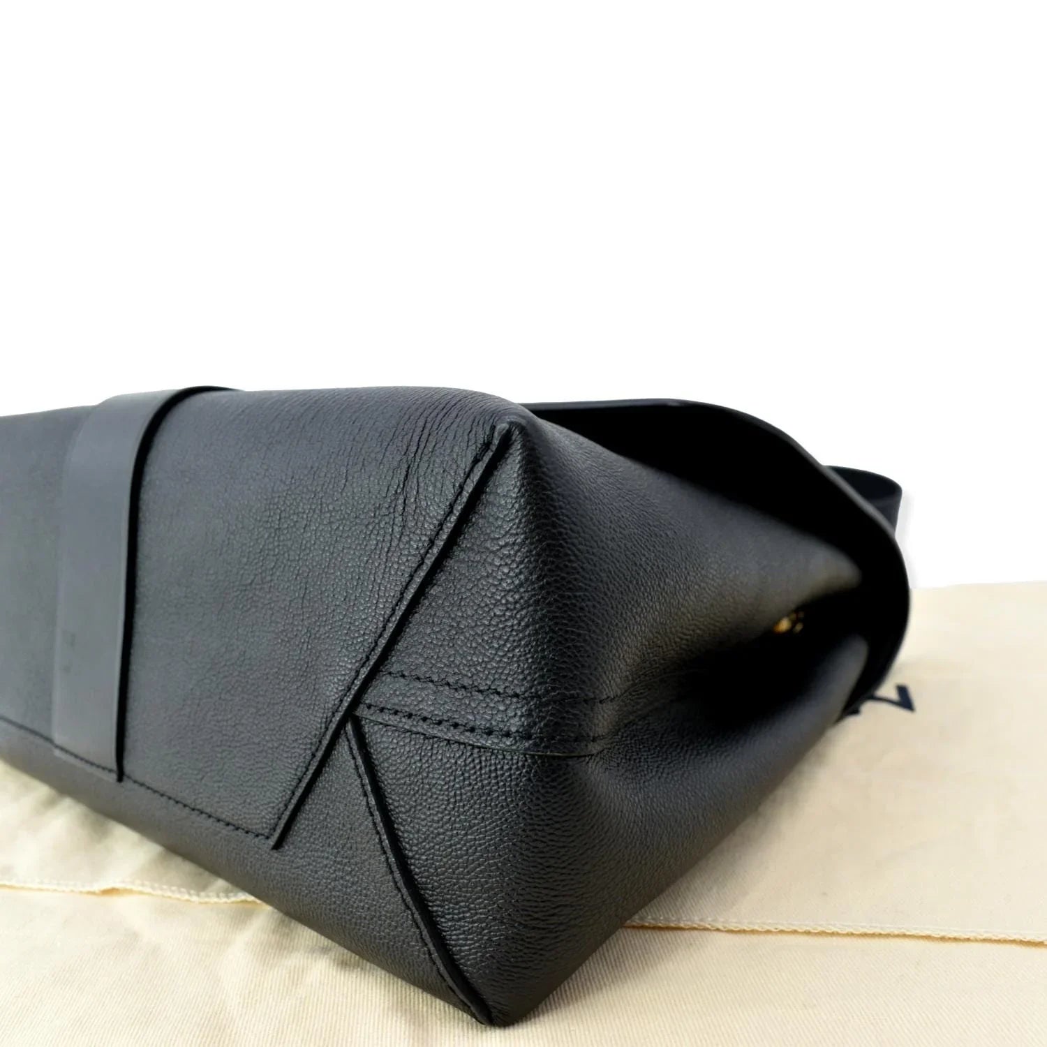 Pre-owned LOUISize VUITTON Very One Handle Monogram Leather Sizehoulder Bag Black