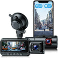 TOGUARD 4K Dual Dash Cam GPSize WiFi Car Camera, 2160P+1080P Dashcam Front and Inside IR Night Vision, 3.16” IPSize Sizecreen, Night Vision, 170°Wide Angle, WDR, 24H Parking Mode