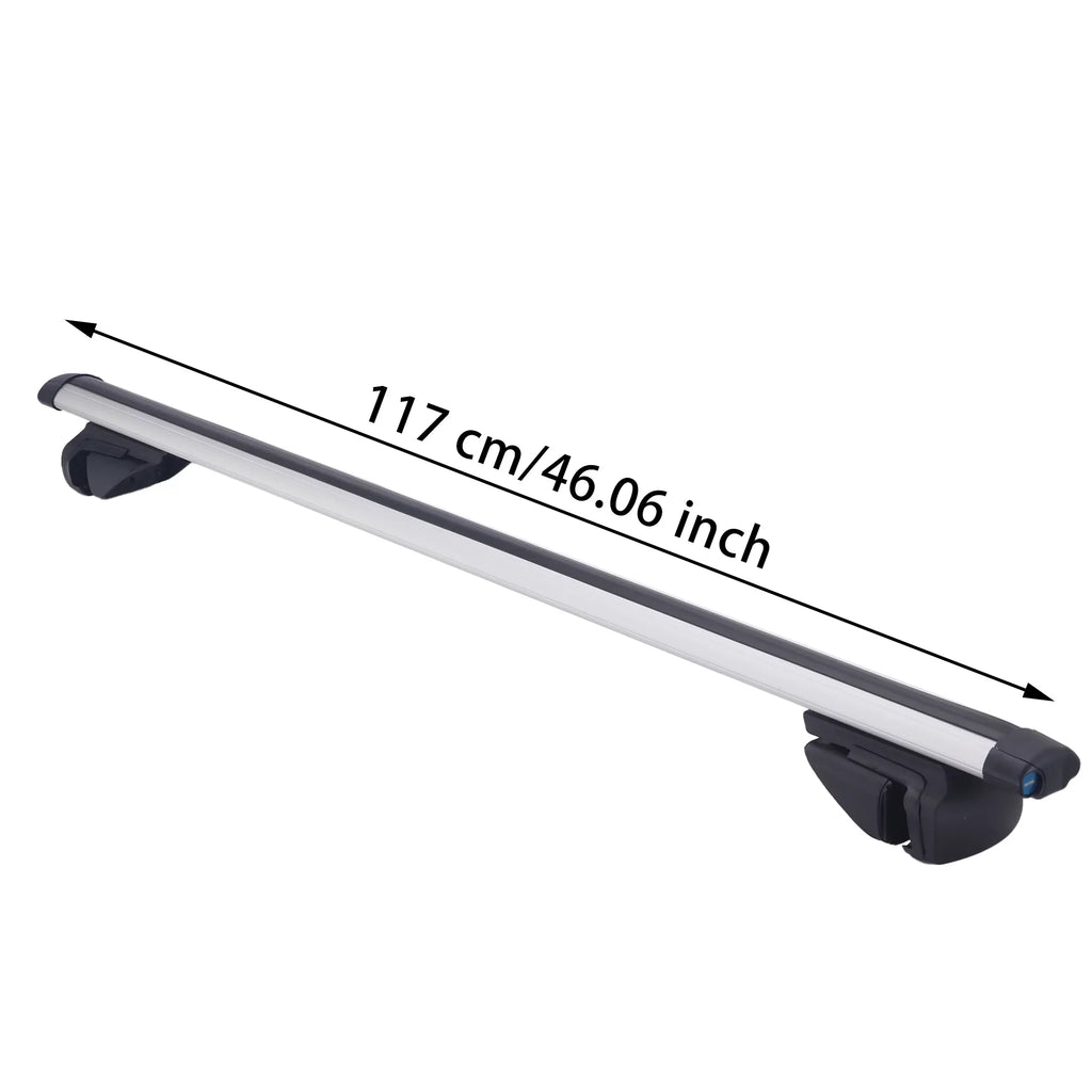 46" Car Top Roof Rack Cross Bar Bicycle Cargo Carrier For Sizeubaru Outback Wagon
