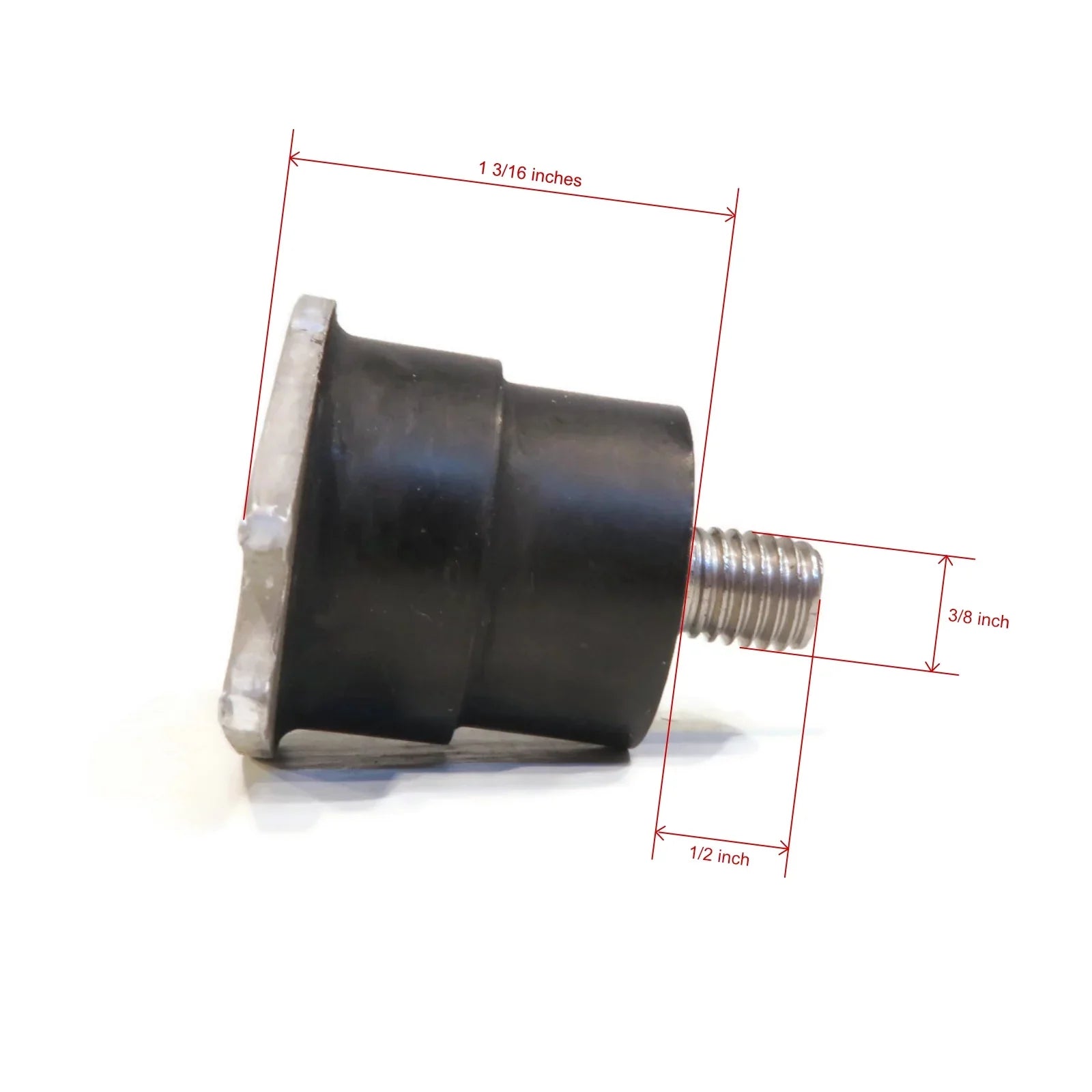 The ROP Sizehop | Rubber Upper Motor Mount For 1982 Evinrude 35 HP E35TELCNB, E35ELCND Outboard