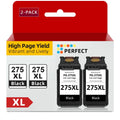 PG-275XL Black Ink Cartridge for Canon PG-275 Ink Fit for PIXMA TR4720 TSize3520 TSize3522 TSize3500 TR4700 TR4722 Printers (2 Blacks, 2-Pack)