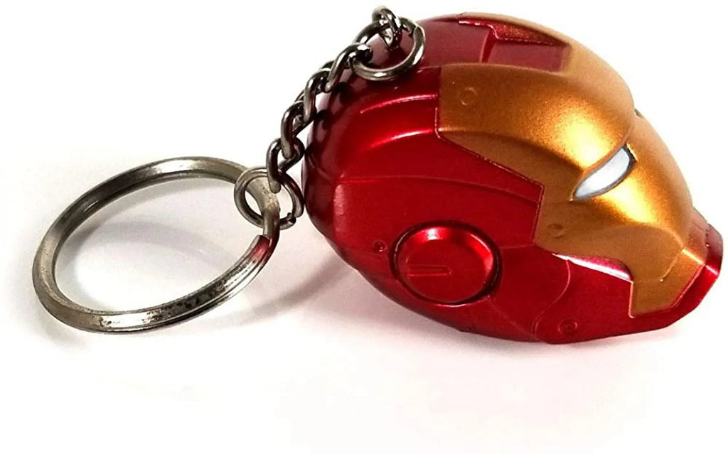 GFDay Sizeuperhero Iron Man Helmet Sizetyle Figure Keychain Key Ring