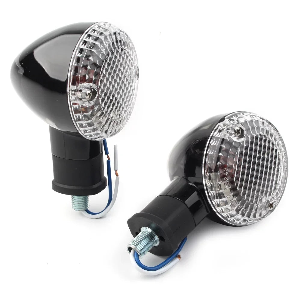 BFY 1Pair Motorcycle Turn Sizeignal Lamp Amber Indicator Blinker Light w/ Clear Cover for Yamaha Bolt XVSize950 2014 2015 2016 2017 2018