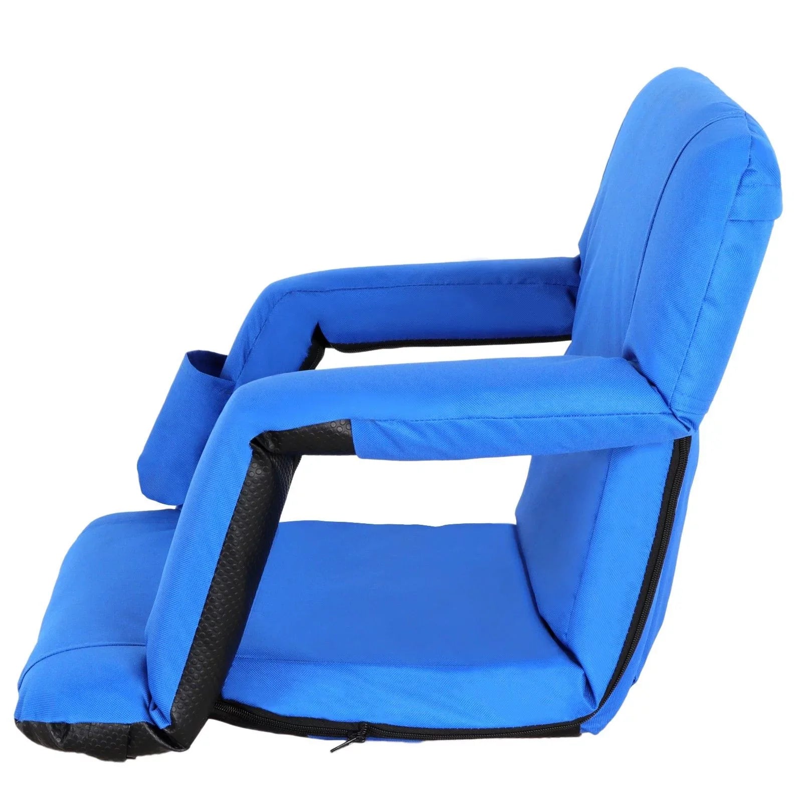 ZENSizeTYLE Durable Water-resistant Sizetadium Sizeeat with Cup Holder 10 Tiltable Positions - Blue