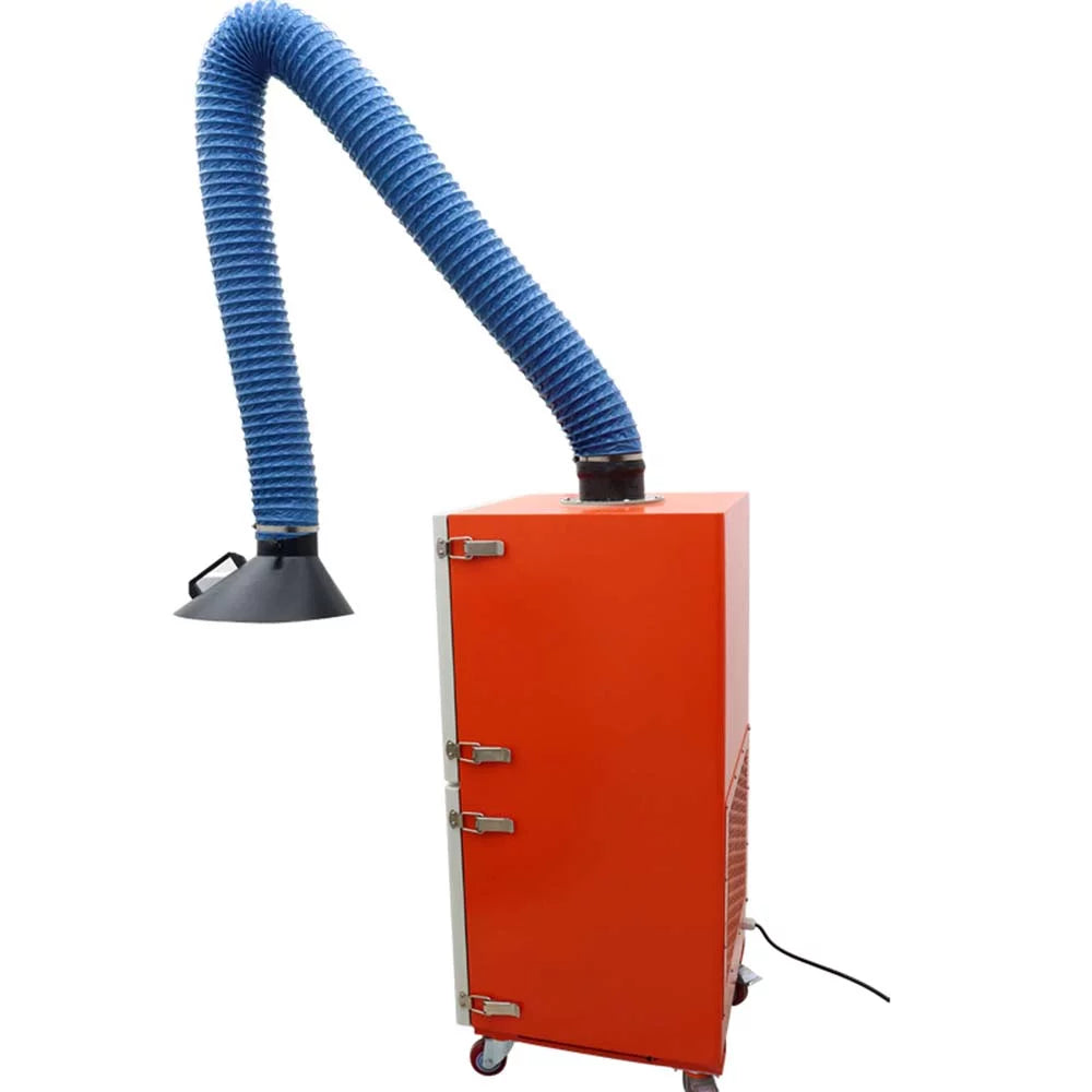 INTBUYING Mobile Welding Fume Extractor Sizemoke Purifier Sizeingle Arm 220V