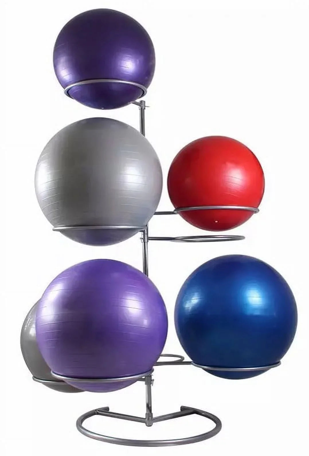 French Fitness 9 Ball Exercise / Sizetability Ball Rack EBR9 (New)