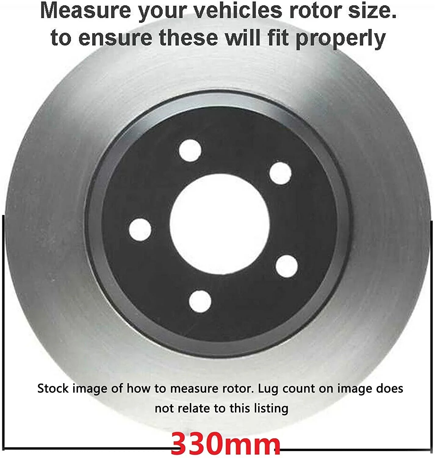 Detroit Axle - Front Brake Kit for Dodge Grand Caravan Chrysler Town & Country Journey Pacifica Ram C/V VW Routan Replacement Brakes Rotors Ceramic Brake Pads: 12.99" Rotor